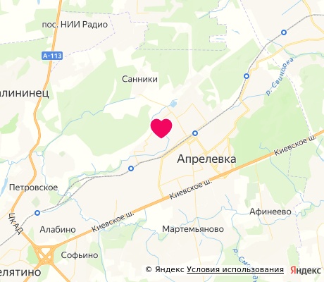 На карте
