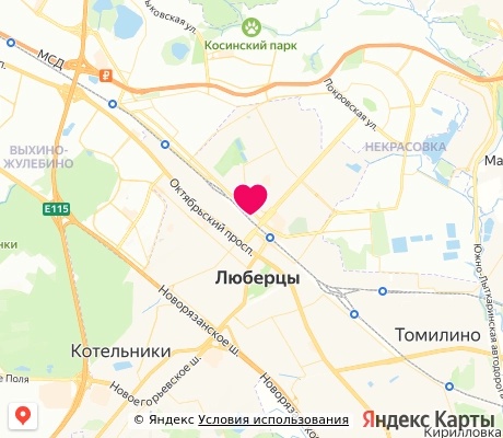 На карте