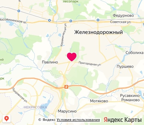 На карте