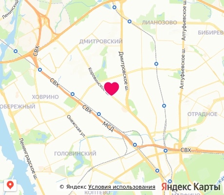 На карте