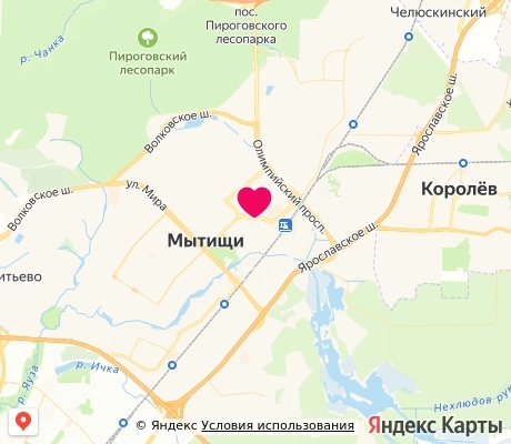 На карте