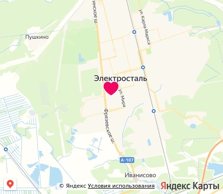 На карте