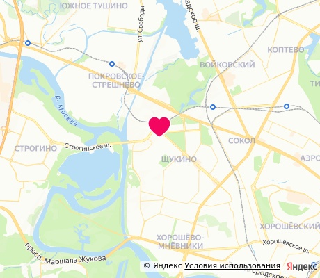 На карте