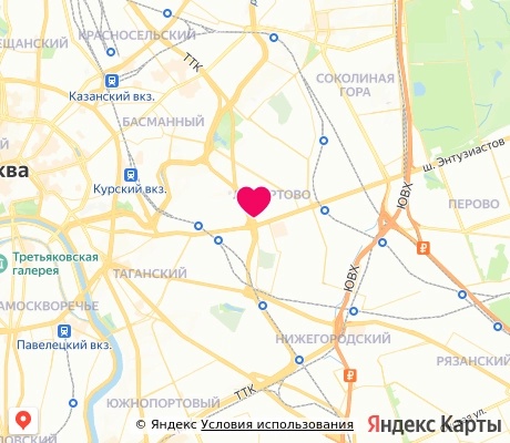 На карте