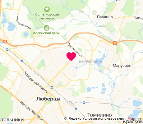 На карте