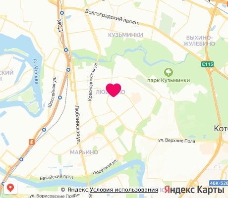 На карте