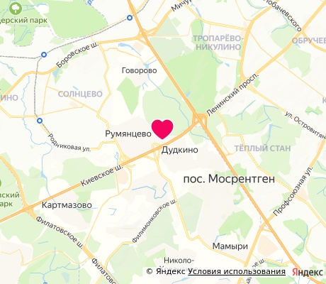 На карте