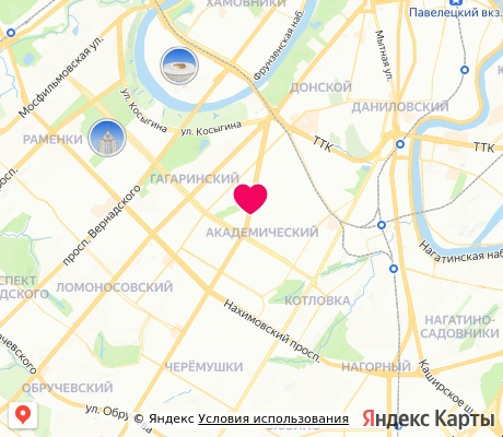 На карте