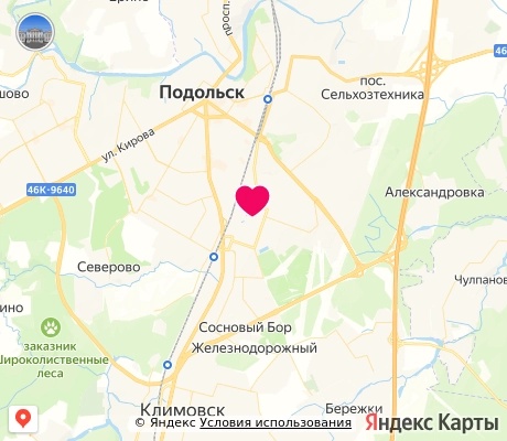 На карте