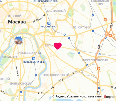 На карте