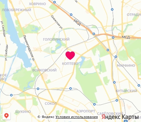 На карте