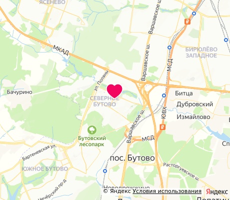 На карте
