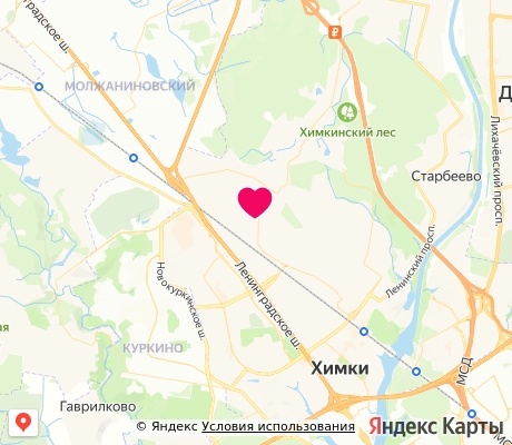 На карте