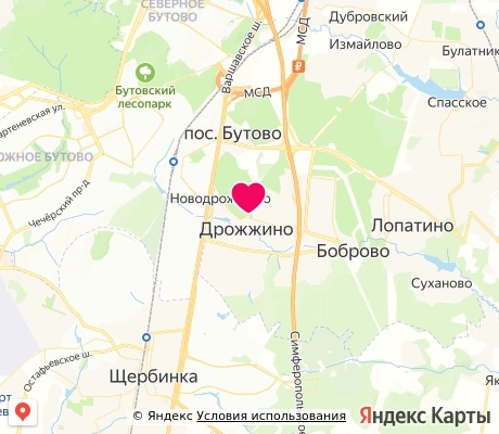 На карте