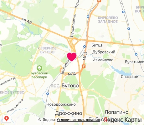 На карте