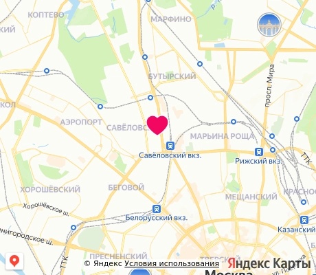 На карте