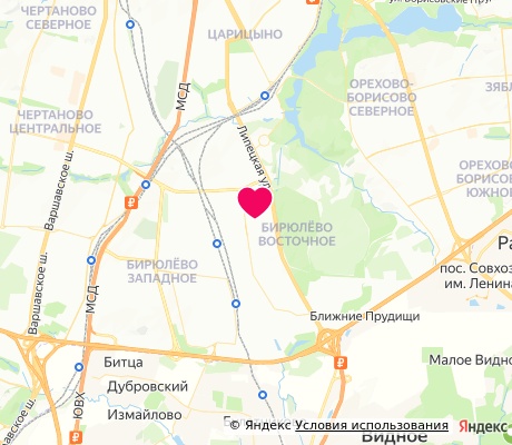 На карте