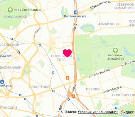 На карте