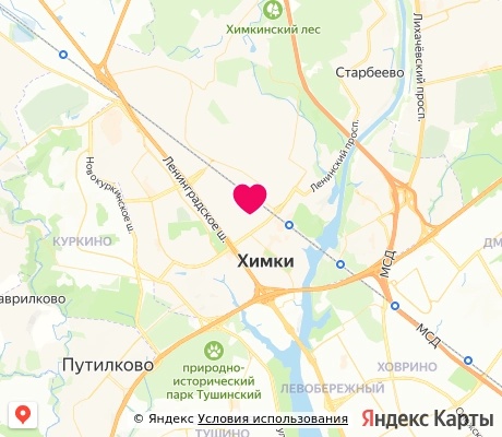 На карте