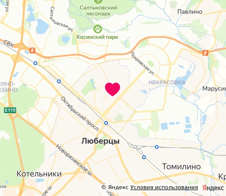 На карте