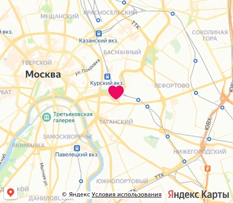 На карте