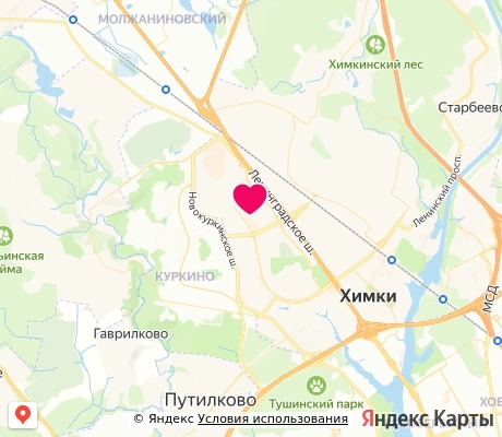 На карте