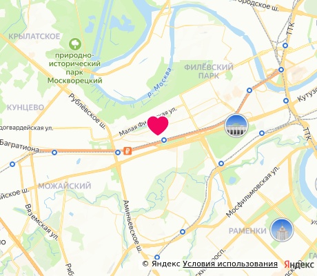 На карте