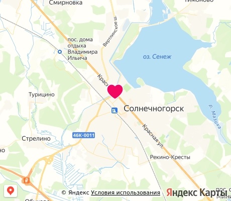 На карте