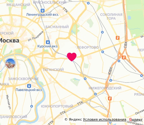 На карте