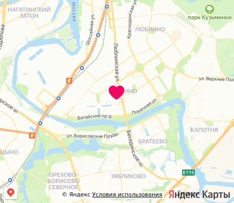 На карте