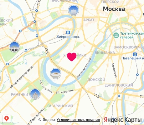 На карте