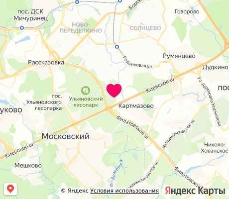 На карте
