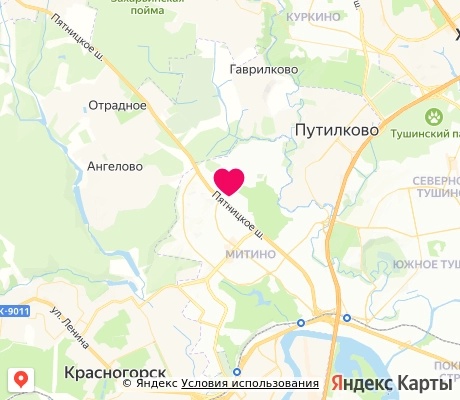 На карте