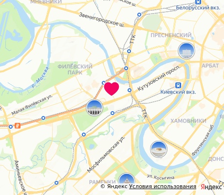 На карте