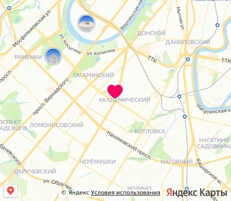 На карте