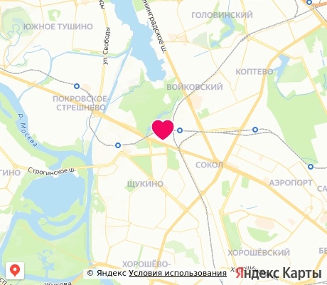 На карте