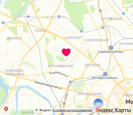 На карте