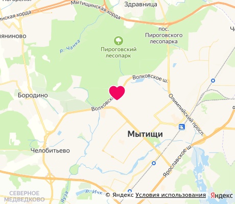 На карте