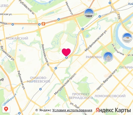 На карте