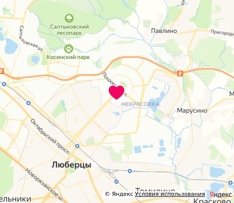 На карте