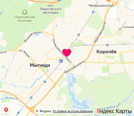 На карте