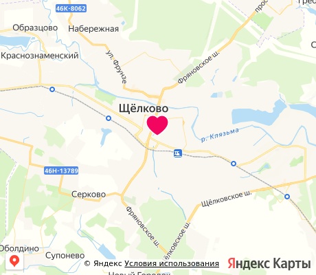 На карте