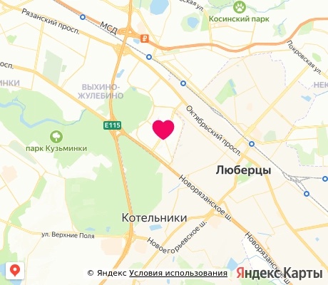 На карте