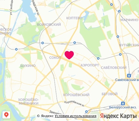 На карте