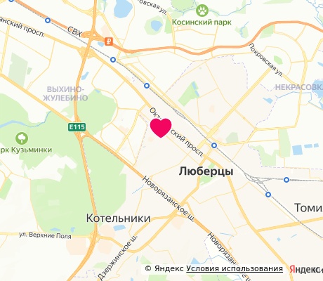 На карте