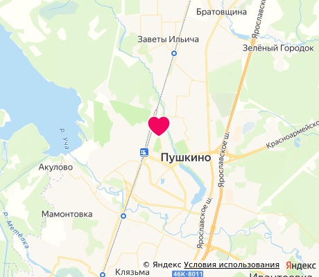 На карте