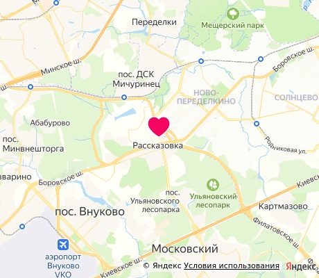 На карте