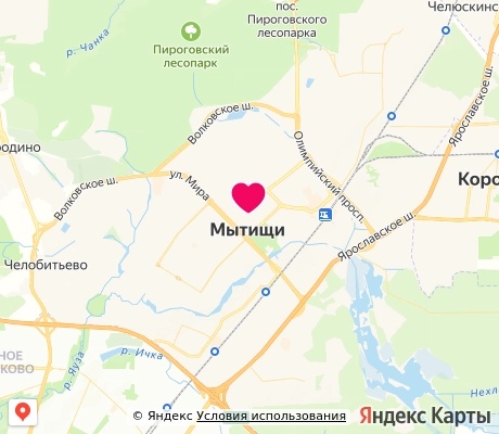 На карте
