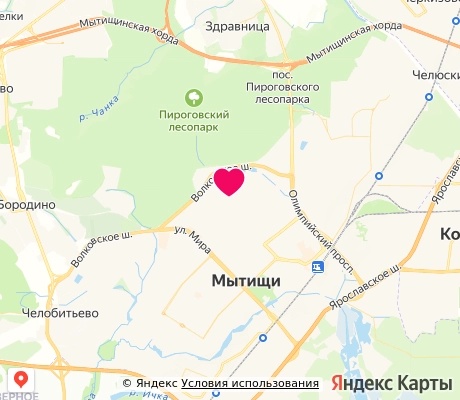 На карте