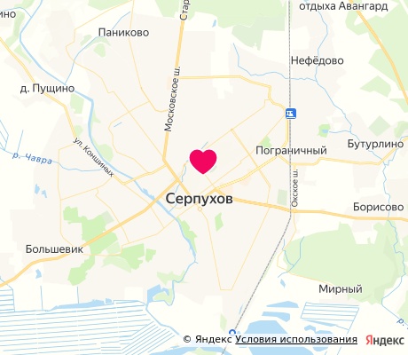 На карте